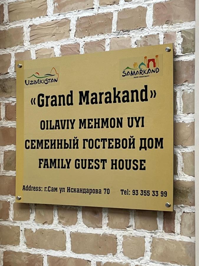 Hotel Grand Marakand Samarkand Buitenkant foto
